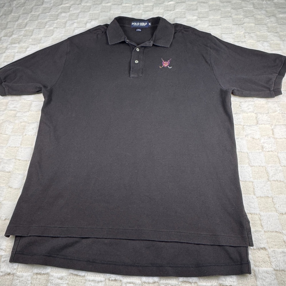 Polo Golf Men's Black XL Vintage Logo‎